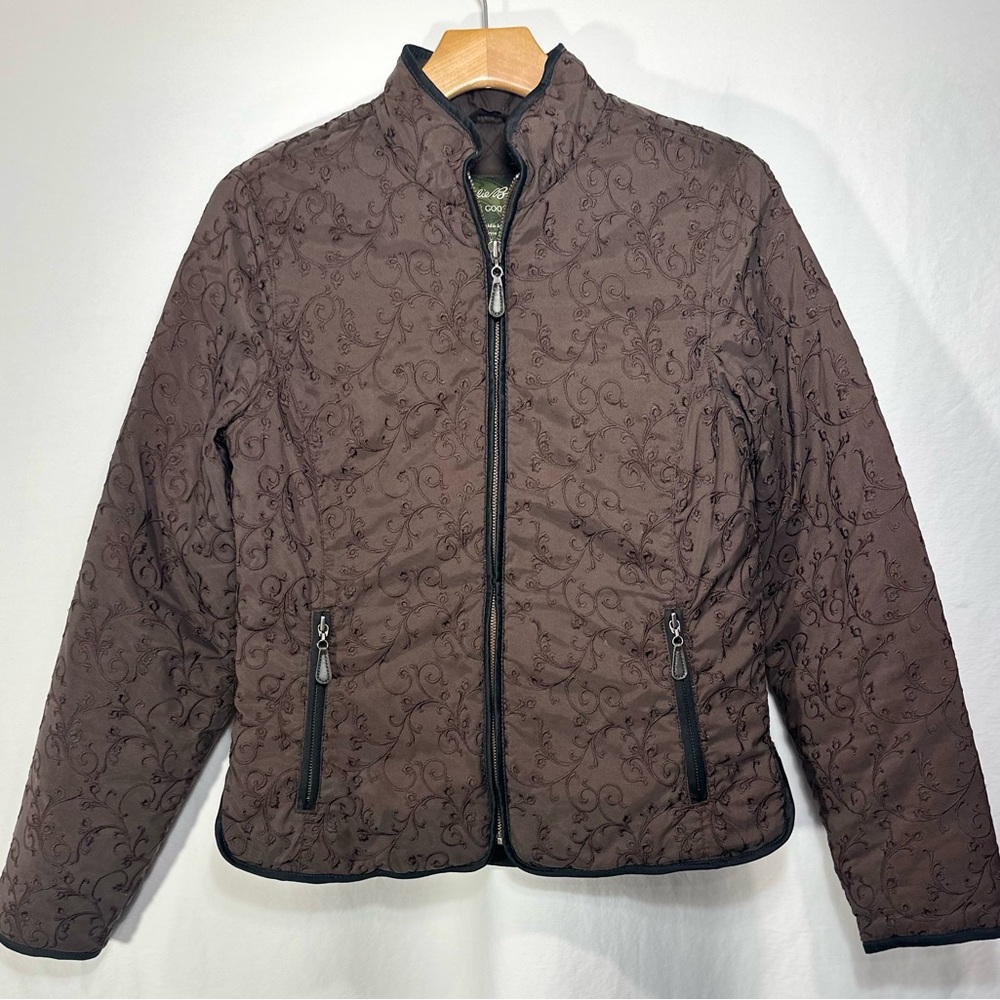 Eddie Bauer Premium Quilted Goose Down Jacket - Size Medium